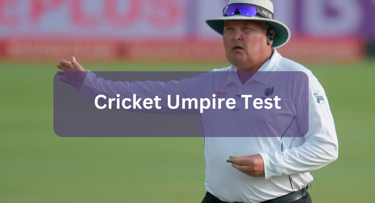Cricket Umpire Test