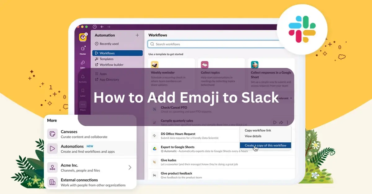 How to Add Emoji to Slack