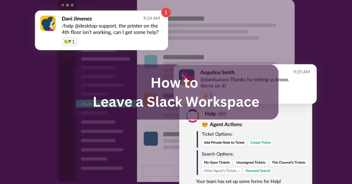 How to Leave a Slack Workspace