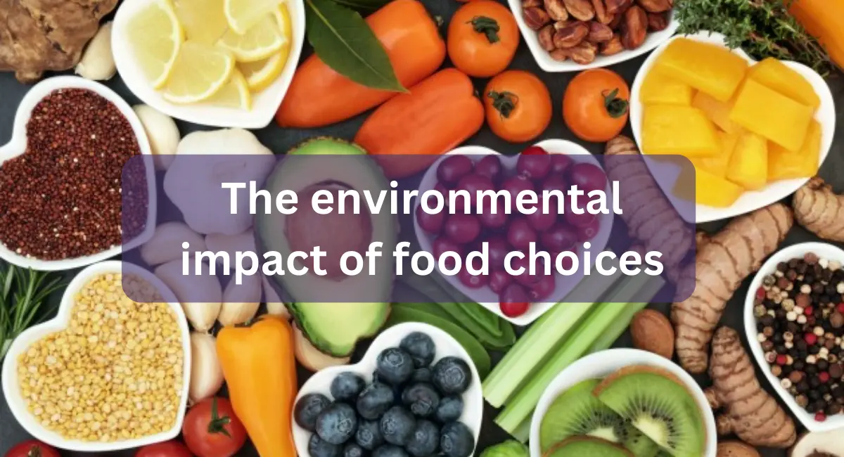 The environmental impact of food choices